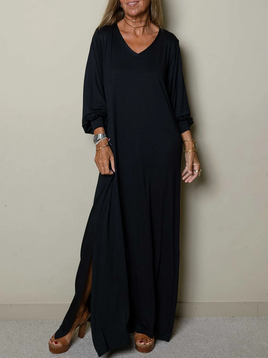 Juniper | Maxi Sundress V-Neck Long Sleeve