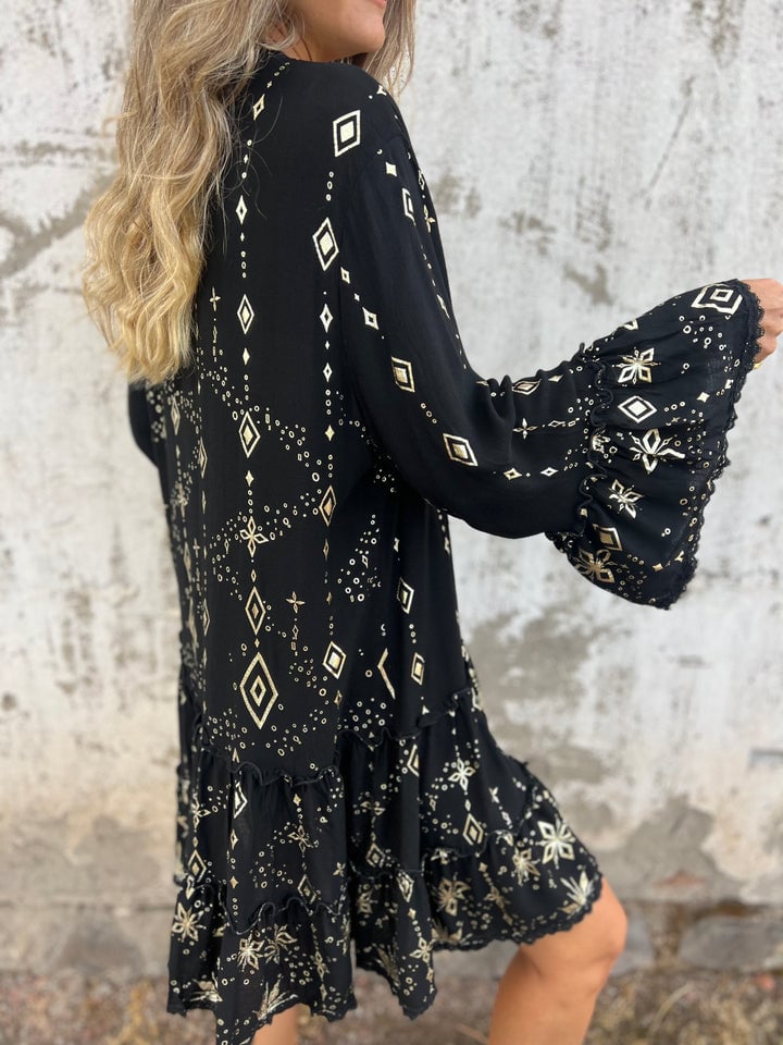 Rowan | Boho Dress Notch V-Neck