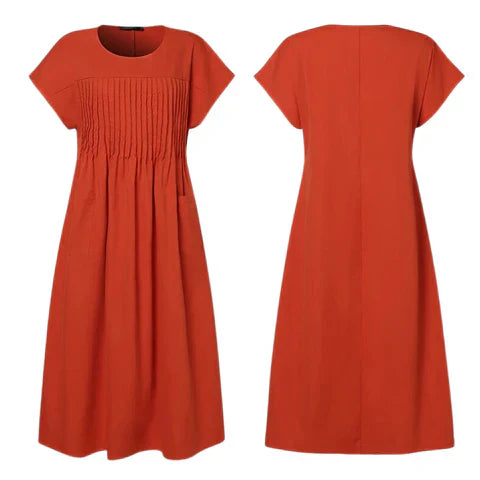 Emery | Wedding Guest Midi Dress Short Sleeve