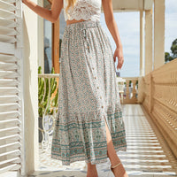 Saskia | Boho Maxi Skirt Beach