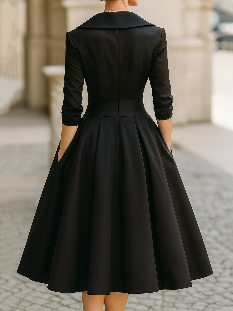 Kelly | Cocktail Midi Dress A-Line