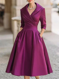 Kelly | Cocktail Midi Dress A-Line
