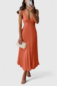 Eleanor | Wedding Guest Dress Pleated Sleeveless