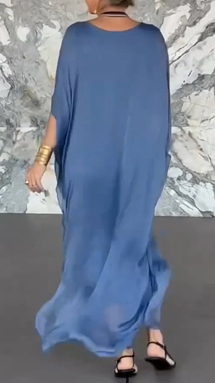 Aubrey | Maxi Sundress Batwing Sleeve