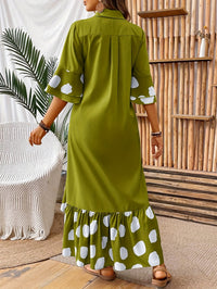 Wanda | Midi Dress Button-Front