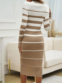 Odette | Bodycon Midi Dress Long Sleeve