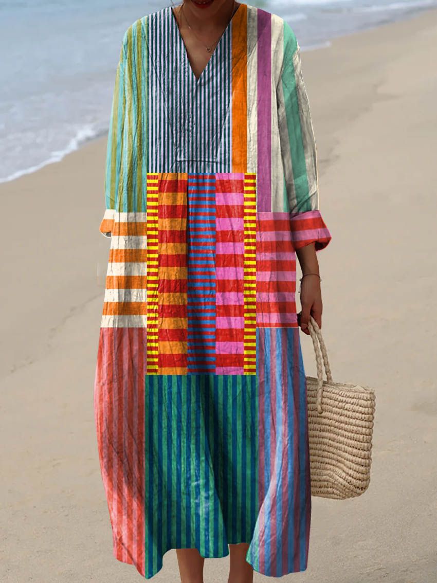 Penelope | Boho Dress V-Neck