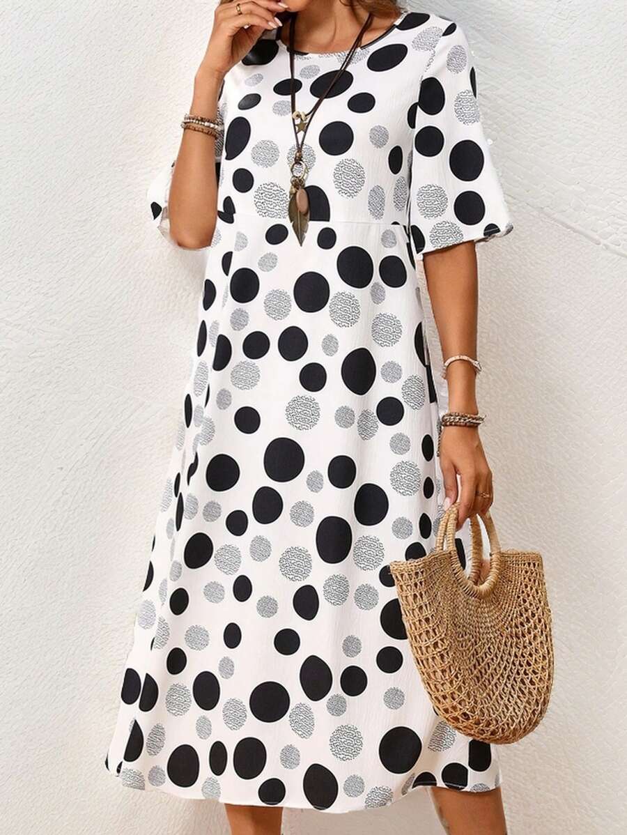 Savannah | Polka Dot Dress A-Line