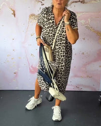 Michelle | Midi Sundress Animal Print