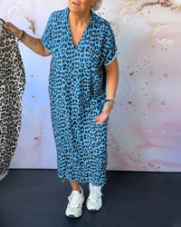 Michelle | Midi Sundress Animal Print