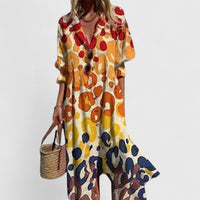 Emma | Shirt Dress Three Quarter Sleeves