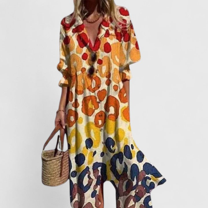 Emma | Shirt Dress Three Quarter Sleeves