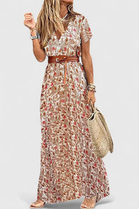 Salem | Wedding Guest Maxi Dress V-Neck A-Line