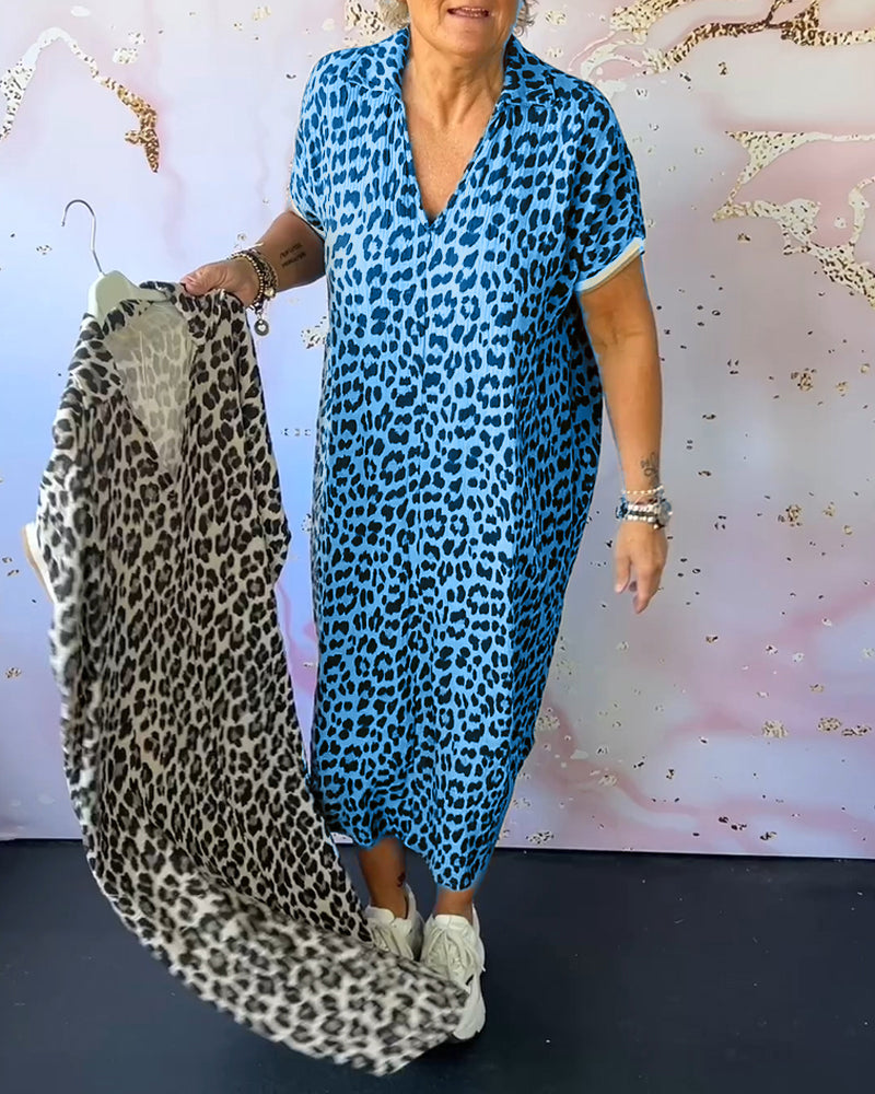 Michelle | Midi Sundress Animal Print