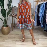 Heather | Mini Sundress V-Neck Sleeveless