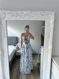 Raven | Backless Maxi Dress Open Back