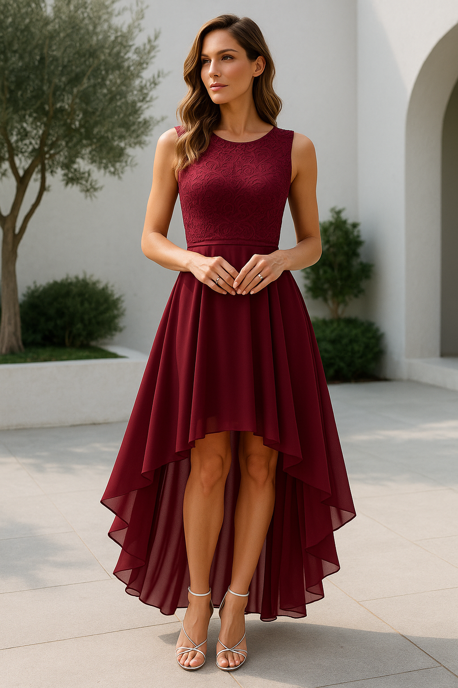 Charlee | Wedding Guest Dress Tiered Sleeveless