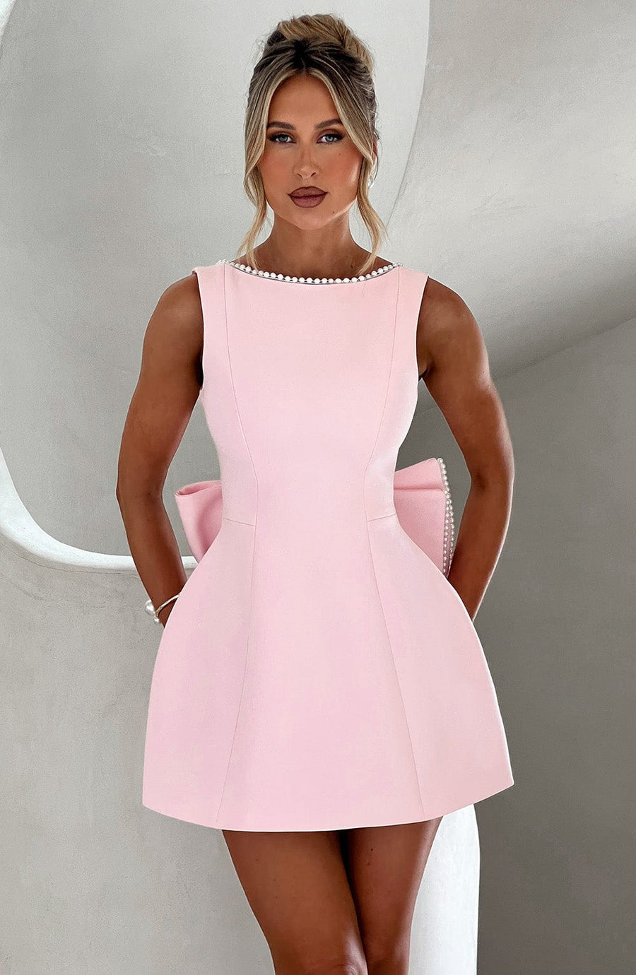 Rowan | Wedding Guest Mini Dress Sleeveless