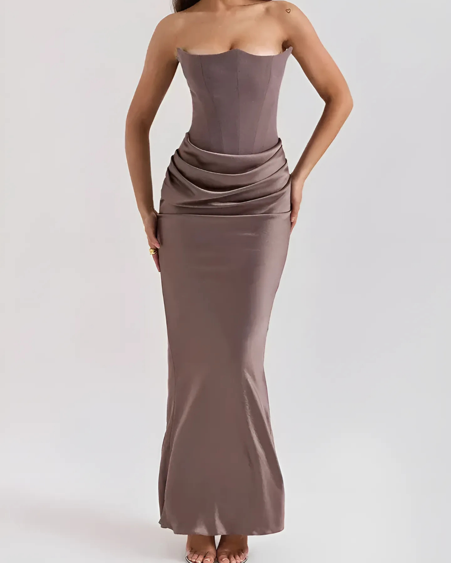 Winona | Wedding Guest Maxi Dress Strapless