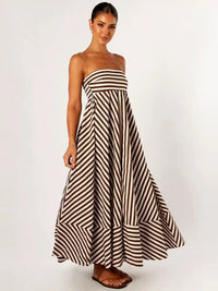 Nina | Strapless Maxi Dress A-Line