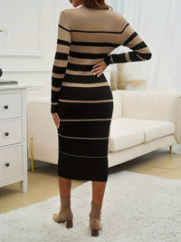 Odette | Bodycon Midi Dress Long Sleeve