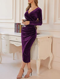 Olivia | Wedding Guest Midi Dress Wrap
