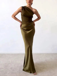 Daphne | Mother of the Bride Dress One-Shoulder Pleated