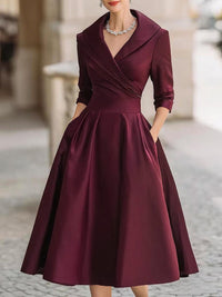 Kelly | Cocktail Midi Dress A-Line