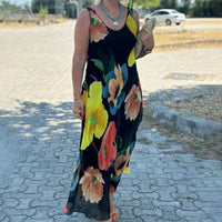 Annabelle | Maxi Sundress Floral Sleeveless