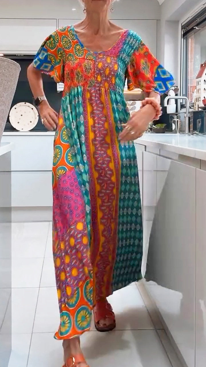 Mckenzie | Boho Dress Scoop neck