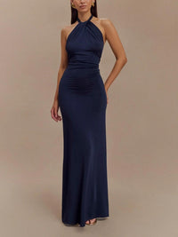 Demi | Halter Maxi Dress Open Back Sleeveless