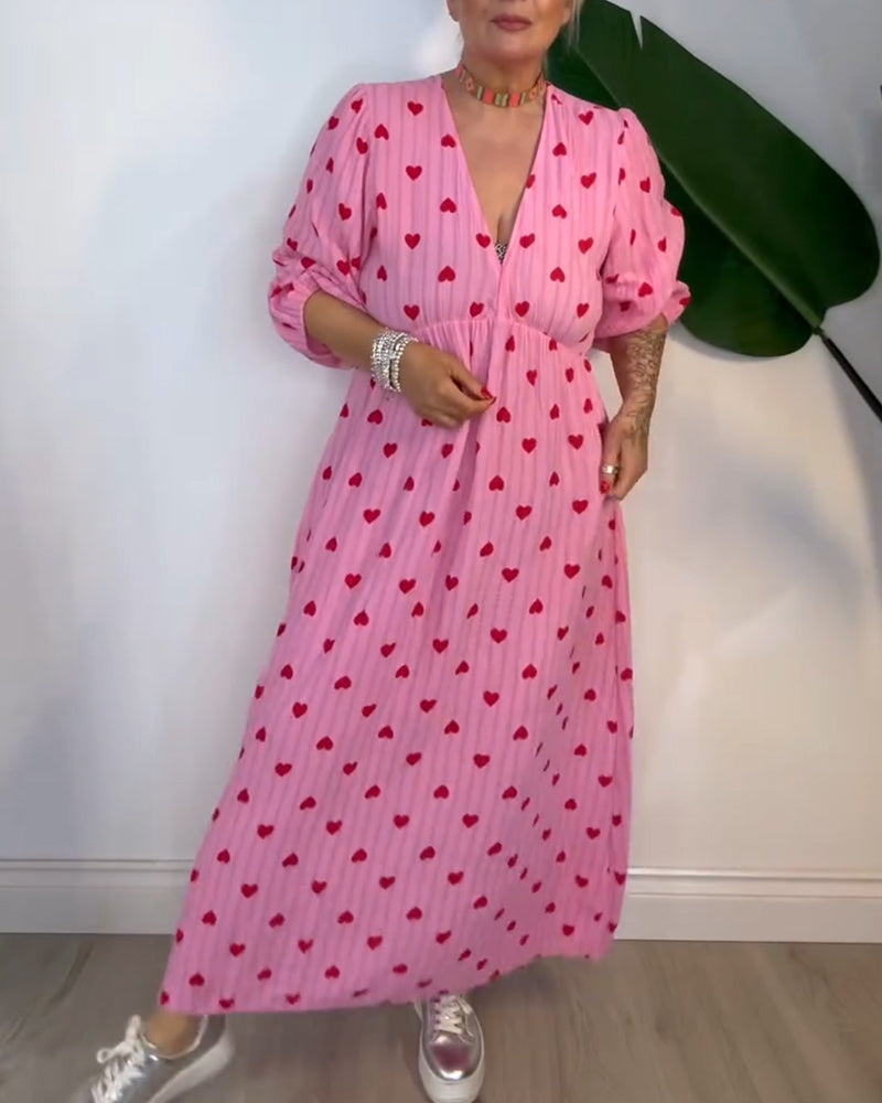 Alaina | Printed Sundress  V-Neck