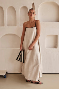 Madeleine | Maxi Sundress Open Back
