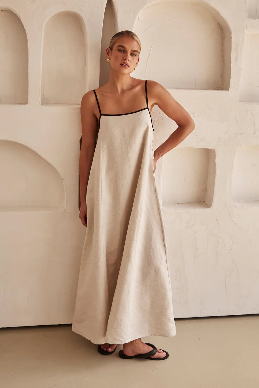 Madeleine | Maxi Sundress Open Back
