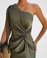 Aaliyah | Cocktail Maxi Dress One Shoulder