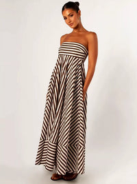 Rose | Wedding Guest Maxi Dress Strapless