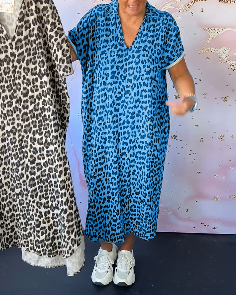 Michelle | Midi Sundress Animal Print