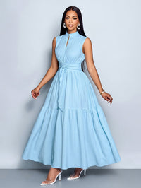 Briar | Wedding Guest Maxi Dress A-Line Mock