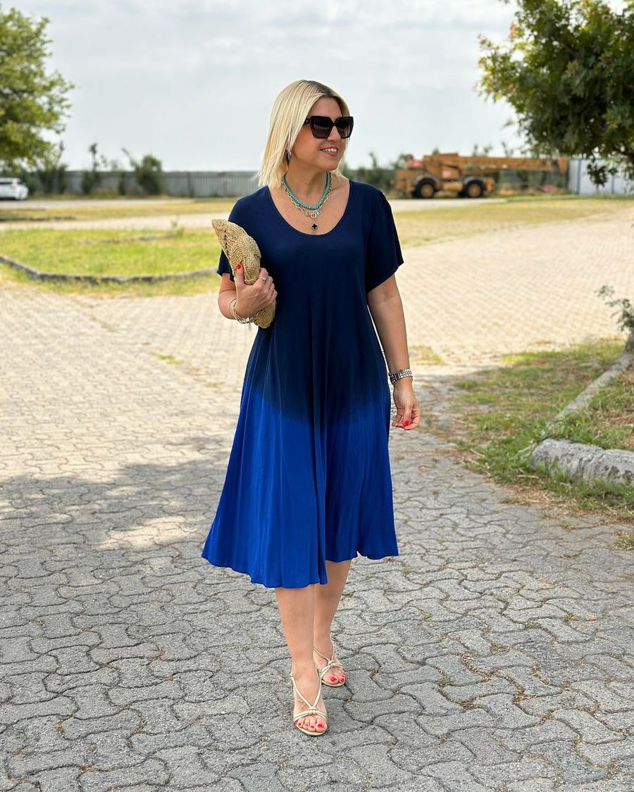 Cassidy | Midi Sundress Short Sleeve