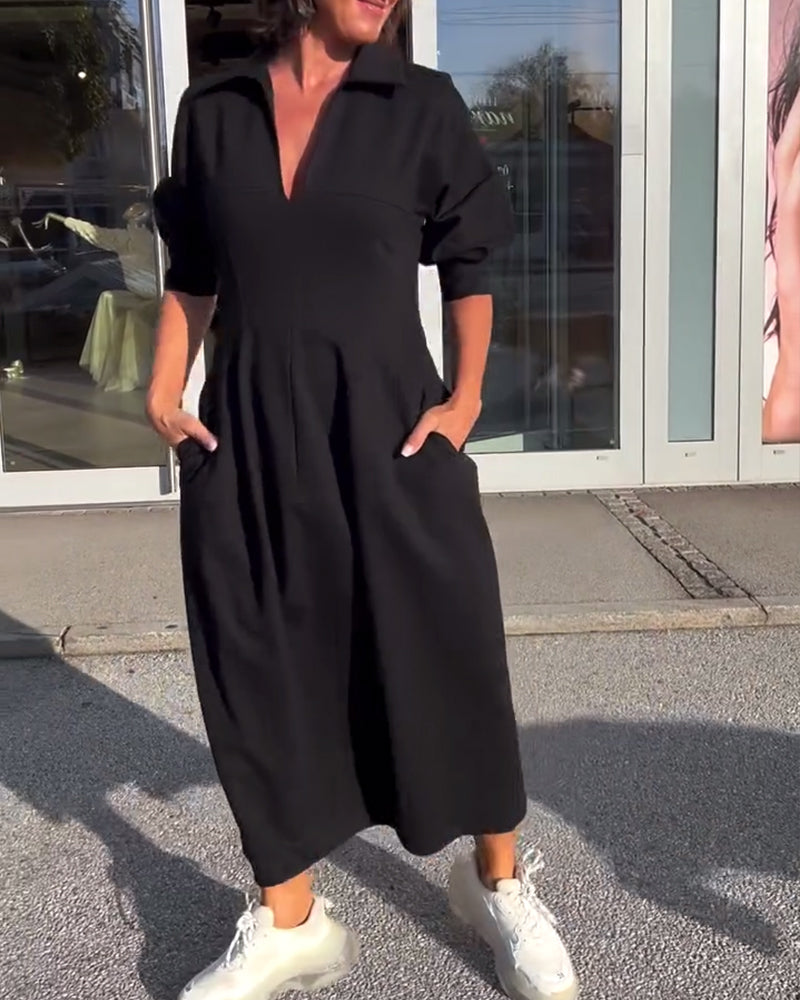 Sofia | Casual Midi Dress A-Line