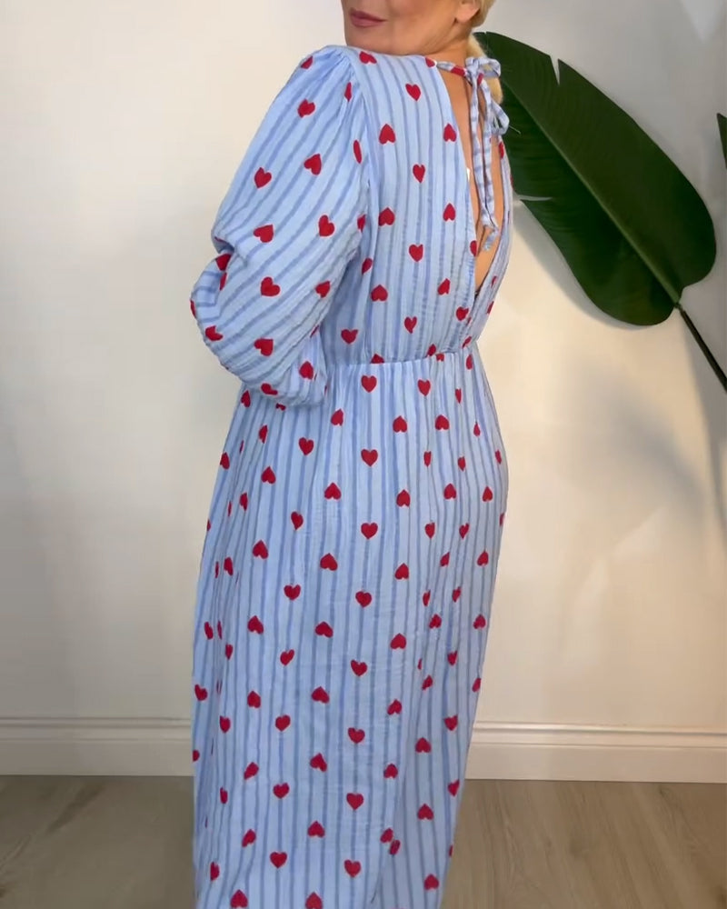 Alaina | Printed Sundress  V-Neck