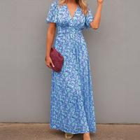 Louisa | Floral Maxi Dress Tiered