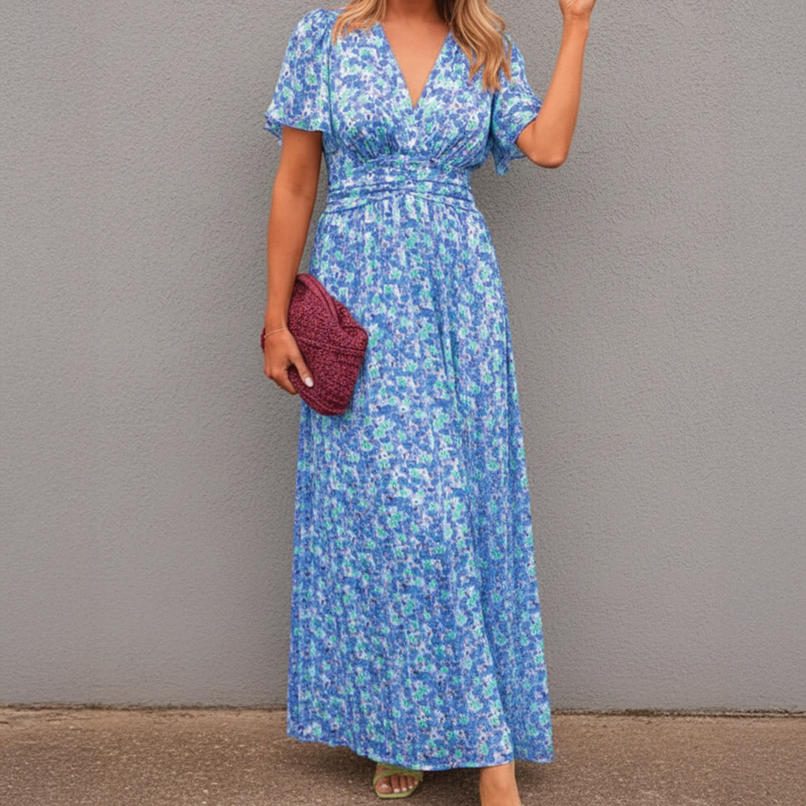Louisa | Floral Maxi Dress Tiered