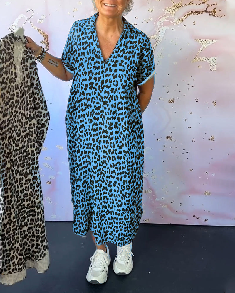 Michelle | Midi Sundress Animal Print