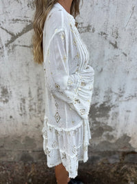 Rowan | Boho Dress Notch V-Neck