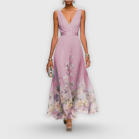 Kayla | Wedding Guest Maxi Dress V-Neck