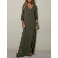 Juniper | Maxi Sundress V-Neck Long Sleeve