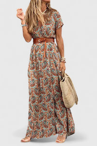 Salem | Wedding Guest Maxi Dress V-Neck A-Line