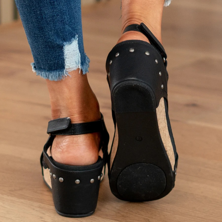 Roselyn | Heeled Sandals Wedge Slingback