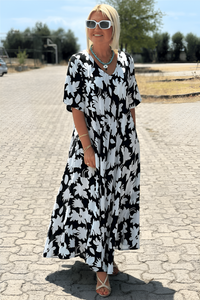 Bianca | Floral Maxi Dress V-Neck